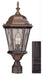 Trans Globe Imports - 4716 BK - One Light Postmount Lantern - Villa Nueva - Black