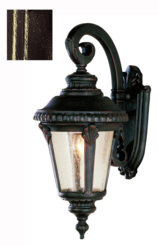 Trans Globe Imports - 5043 BG - One Light Wall Lantern - Commons - Black Gold