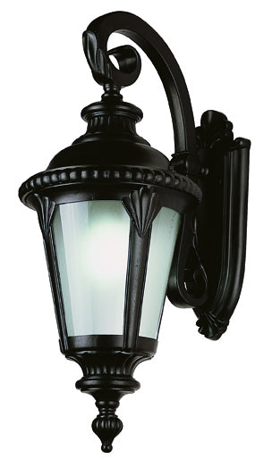 Trans Globe Imports - 5044 BK - Three Light Wall Lantern - Commons - Black