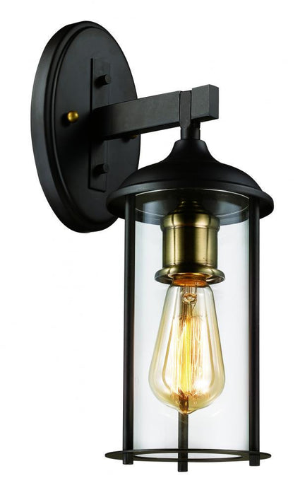 Trans Globe Imports - 50231 ROB - One Light Wall Lantern - Blues - Rubbed Oil Bronze /Antique Brass