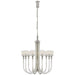 Visual Comfort - KW 5401CRB/PN - Ten Light Chandelier - Reverie - Clear Ribbed Glass and Polished Nickel