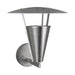 Forte - 1160-01-55 - One Light Outdoor Lantern - Brushed Nickel
