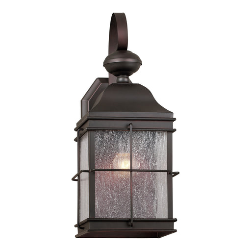 Forte - 1807-01-32 - One Light Outdoor Lantern - Antique Bronze