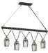 Troy Lighting - F5995 - Five Light Island Pendant - Citizen - Graphite And Polished Nickel