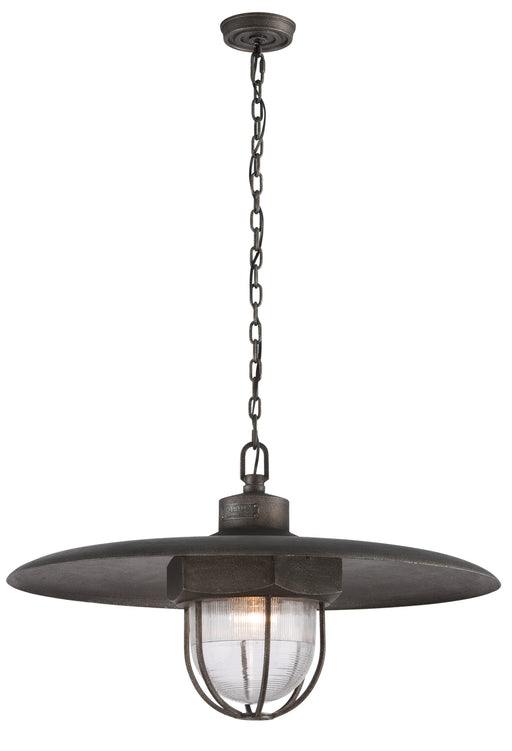 Troy Lighting - F3898 - One Light Pendant - Acme - Aged Silver