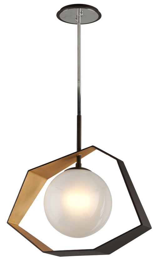 Troy Lighting - F5526 - LED Pendant - Origami - Bronze With Gold Leaf