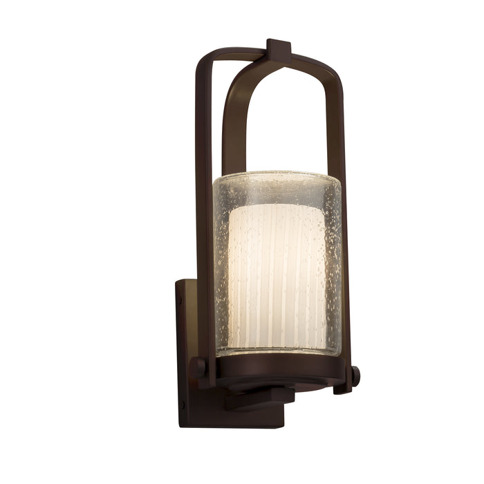 Justice Designs - FSN-7581W-10-RBON-DBRZ - Wall Sconce - Fusion - Dark Bronze