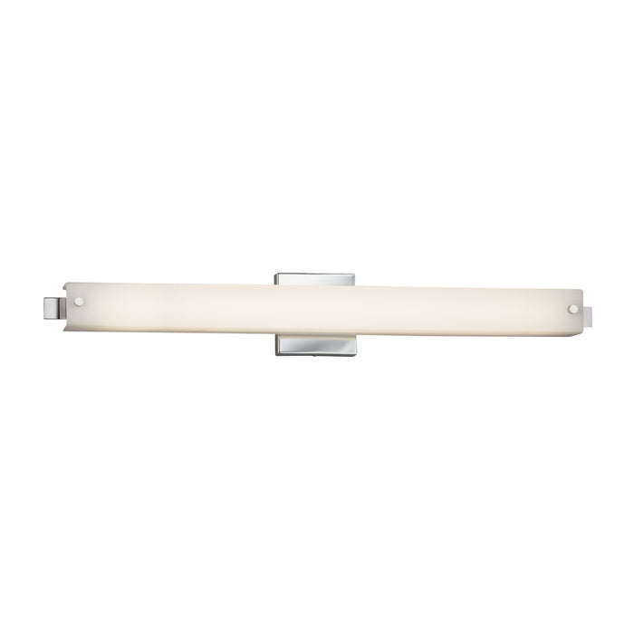 Justice Designs - FSN-8685-OPAL-CROM - LED Bath Bar - Fusion - Polished Chrome