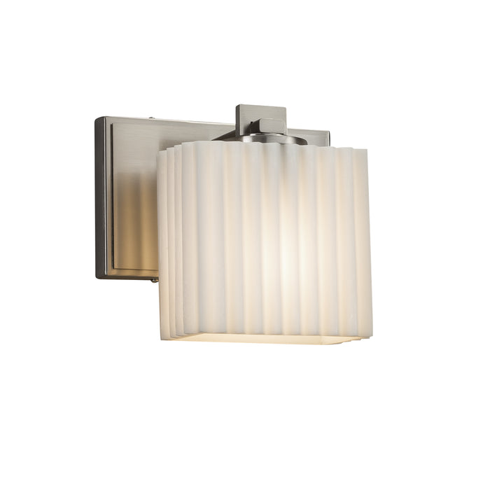 Justice Designs - PNA-8447-55-PLET-NCKL - Wall Sconce - Porcelina™ - Brushed Nickel