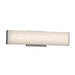 Justice Designs - PNA-8601-WAVE-NCKL - LED Bath Bar - Porcelina™ - Brushed Nickel