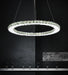 CWI Lighting - 5080P24ST-R - LED Chandelier - Ring - Chrome