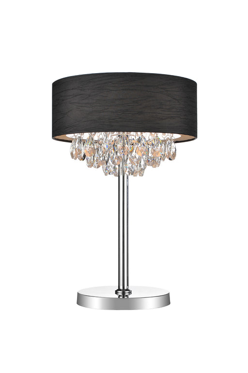 CWI Lighting - 5443T14C (Black) - Three Light Table Lamp - Dash - Chrome