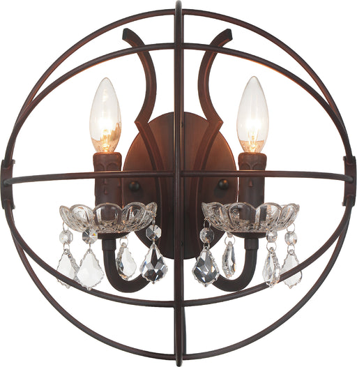CWI Lighting - 5465W14DB-2 - Two Light Wall Sconce - Campechia - Brown