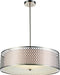 CWI Lighting - 5555P22SN - Five Light Chandelier - Mikayla - Satin Nickel