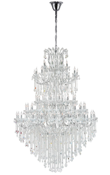 CWI Lighting - 8318P70C-84 (Clear)-A - 84 Light Chandelier - Maria Theresa - Chrome