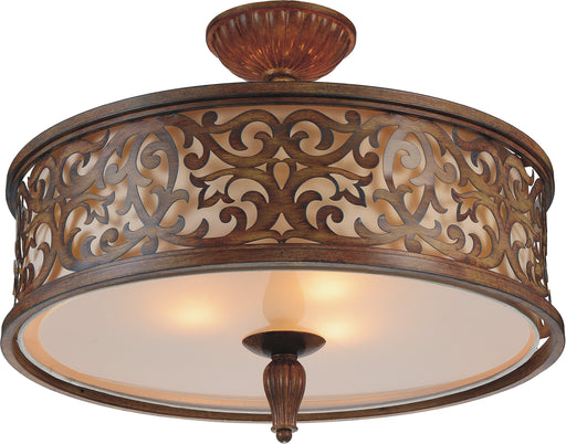 Five Light Flush Mount