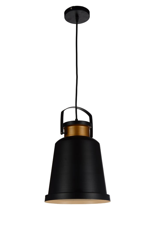 CWI Lighting - 9845P10-101 - One Light Pendant - Elisa - Black