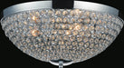 CWI Lighting - QS8357C12C - Three Light Flush Mount - Globe - Chrome