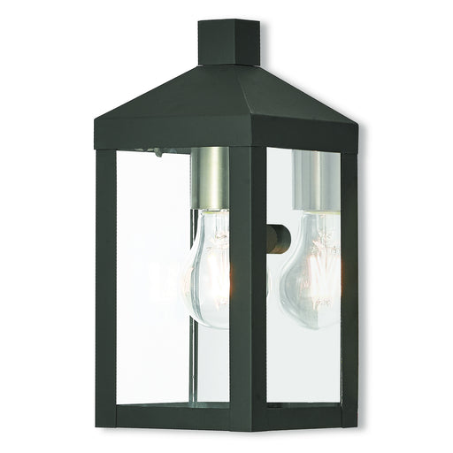 Livex Lighting - 20581-04 - One Light Outdoor Wall Lantern - Nyack - Black
