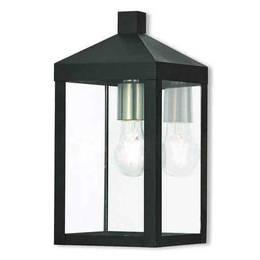Livex Lighting - 20582-04 - One Light Outdoor Wall Lantern - Nyack - Black