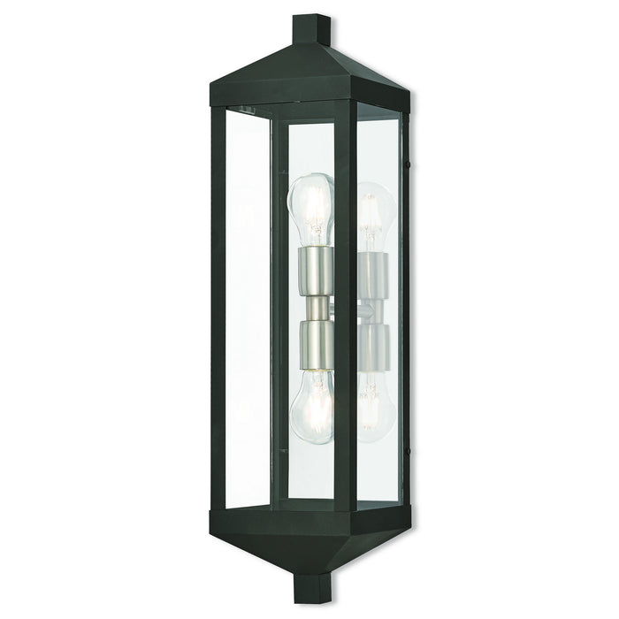 Livex Lighting - 20583-04 - Two Light Outdoor Wall Lantern - Nyack - Black