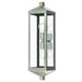 Livex Lighting - 20583-91 - Two Light Outdoor Wall Lantern - Nyack - Brushed Nickel