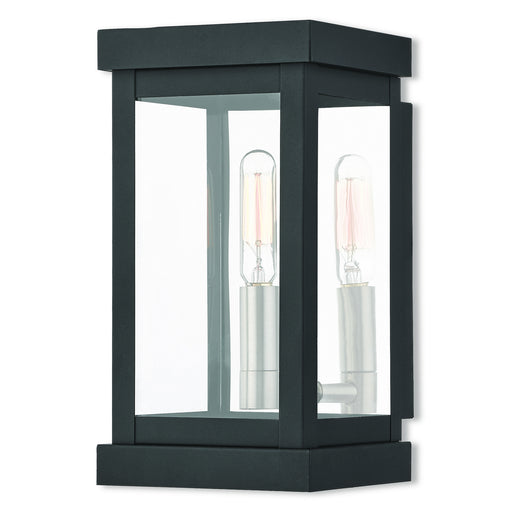 Livex Lighting - 20701-04 - One Light Outdoor Wall Lantern - Hopewell - Black