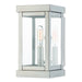 Livex Lighting - 20701-91 - One Light Outdoor Wall Lantern - Hopewell - Brushed Nickel