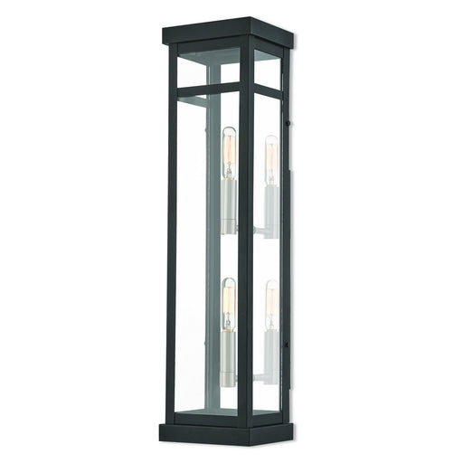 Livex Lighting - 20706-04 - Two Light Outdoor Wall Lantern - Hopewell - Black