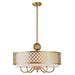 Livex Lighting - 41105-33 - Six Light Chandelier - Arabesque - Soft Gold