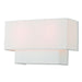 Livex Lighting - 51046-91 - Two Light Wall Sconce - Claremont - Brushed Nickel