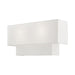 Livex Lighting - 51047-91 - Two Light Wall Sconce - Claremont - Brushed Nickel