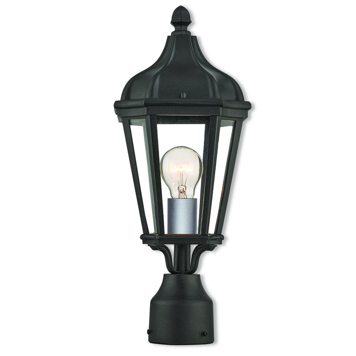 Livex Lighting - 76184-14 - One Light Outdoor Post-Top Lanterm - Morgan - Textured Black