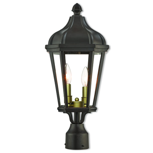 Livex Lighting - 76188-07 - Two Light Outdoor Post Lantern - Morgan - Bronze