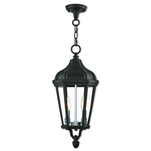 Livex Lighting - 76189-14 - Two Light Outdoor Pendant - Morgan - Textured Black