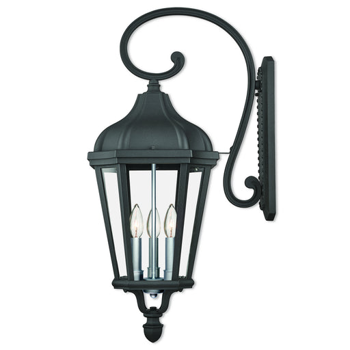 Livex Lighting - 76192-14 - Three Light Outdoor Wall Lantern - Morgan - Textured Black