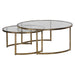 Uttermost - 24747 - Coffee Tables S/2 - Rhea - Antiqued Gold Leaf