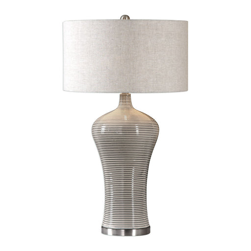 Uttermost - 27570-1 - One Light Table Lamp - Dubrava - Brushed Nickel