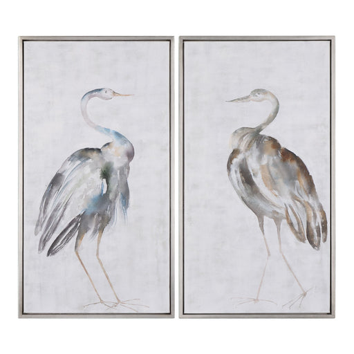 Uttermost - 35353 - Wall Art - Summer Birds - Hand Painted Canvas