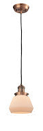 Innovations - 201C-AC-G171 - One Light Mini Pendant - Franklin Restoration - Antique Copper