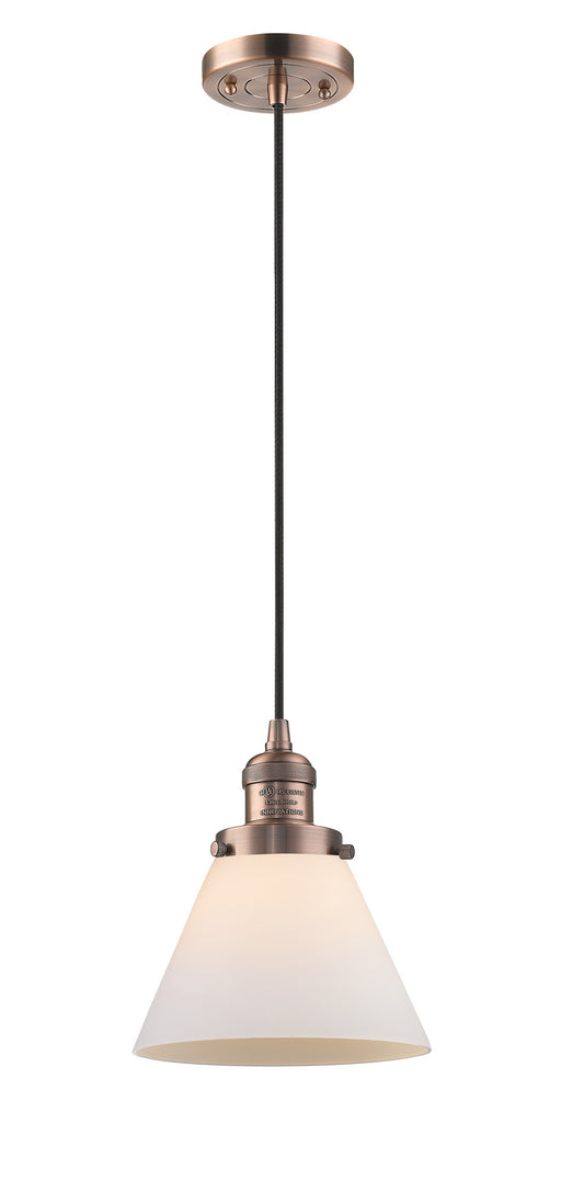 Innovations - 201C-AC-G41 - One Light Mini Pendant - Franklin Restoration - Antique Copper