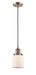 Innovations - 201C-AC-G51 - One Light Mini Pendant - Franklin Restoration - Antique Copper