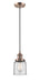 Innovations - 201C-AC-G52 - One Light Mini Pendant - Franklin Restoration - Antique Copper