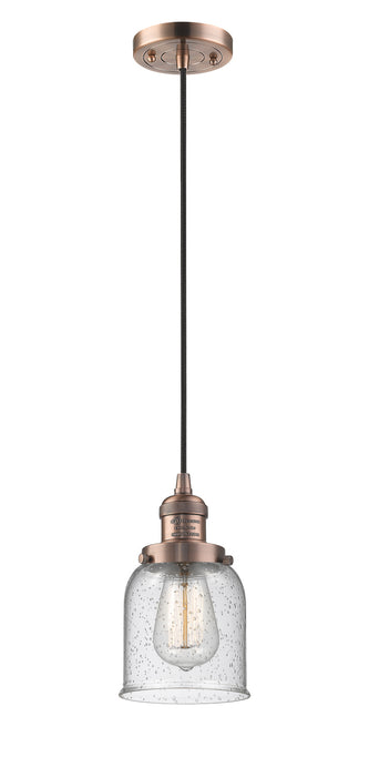 Innovations - 201C-AC-G54 - One Light Mini Pendant - Franklin Restoration - Antique Copper