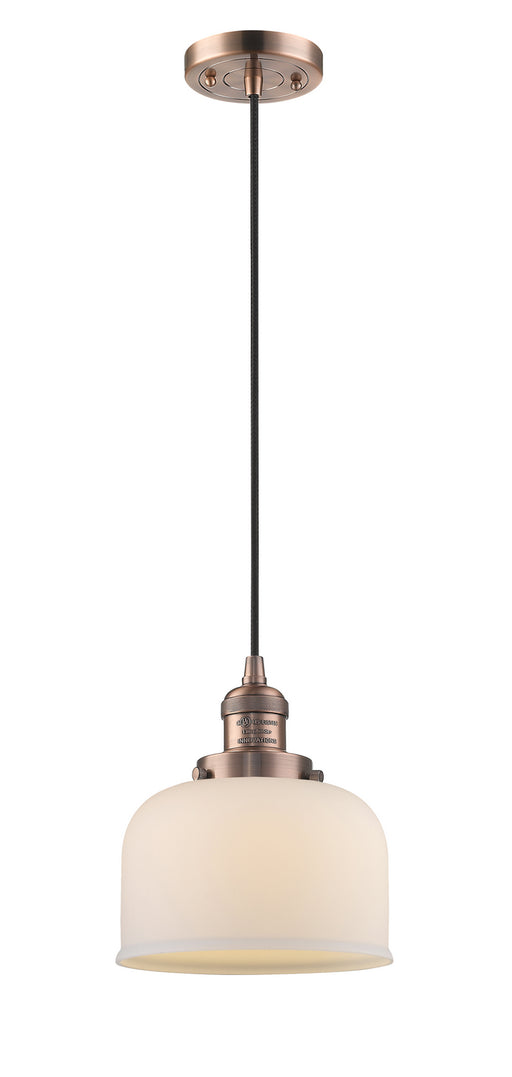 Innovations - 201C-AC-G71 - One Light Mini Pendant - Franklin Restoration - Antique Copper