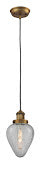 Innovations - 201C-BB-G165 - One Light Mini Pendant - Franklin Restoration - Brushed Brass