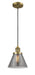 Innovations - 201C-BB-G43 - One Light Mini Pendant - Franklin Restoration - Brushed Brass