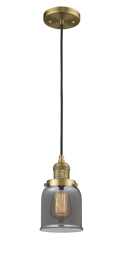 Innovations - 201C-BB-G53 - One Light Mini Pendant - Franklin Restoration - Brushed Brass