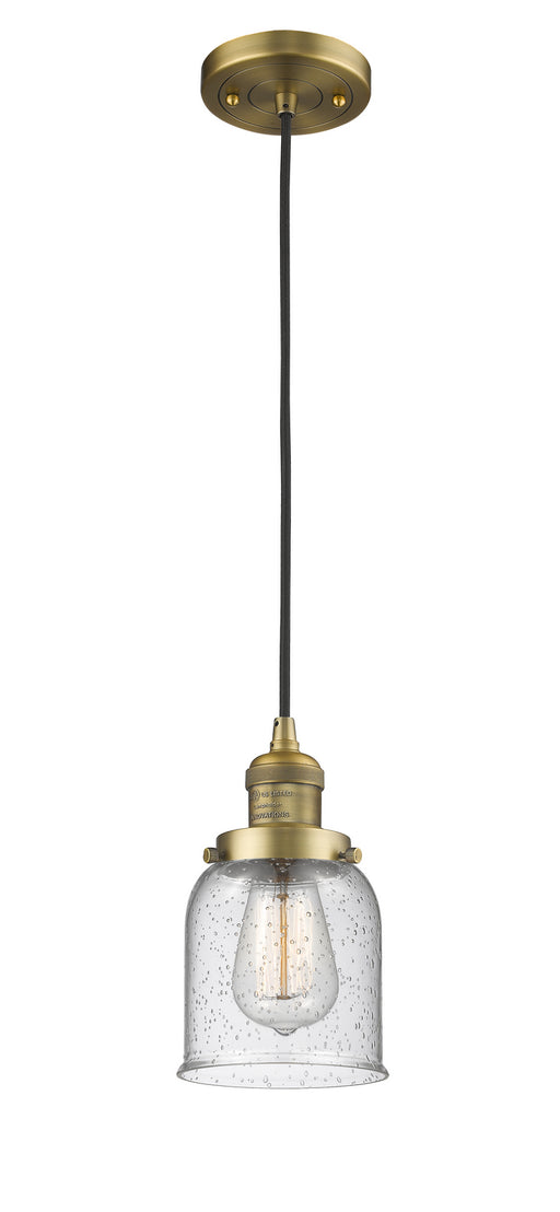 Innovations - 201C-BB-G54 - One Light Mini Pendant - Franklin Restoration - Brushed Brass