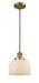 Innovations - 201C-BB-G71 - One Light Mini Pendant - Franklin Restoration - Brushed Brass